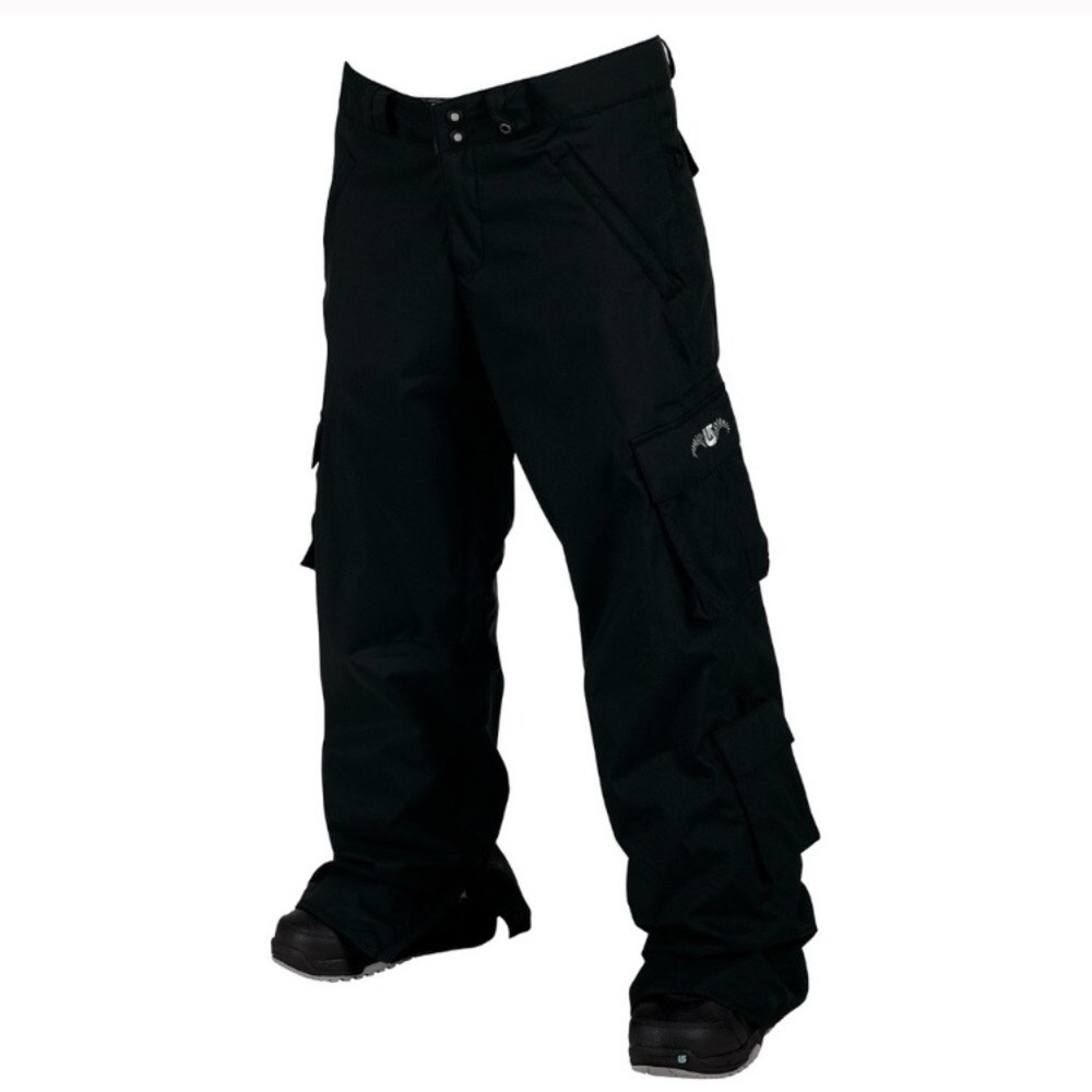 New Burton Stow Cargo Pants in true black size XL